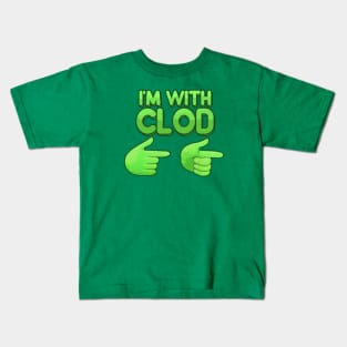 I'm with clod > Kids T-Shirt